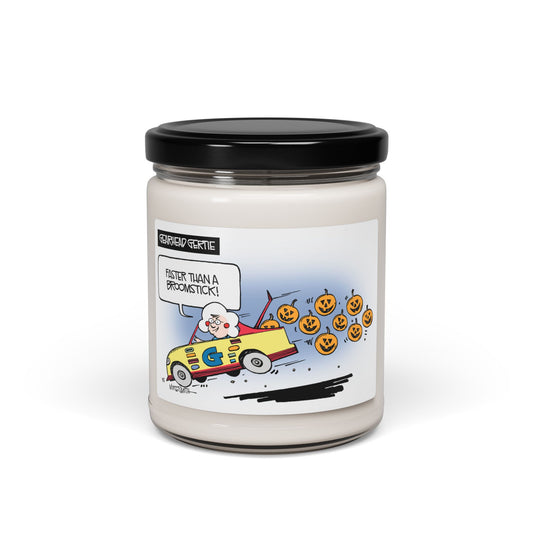 Gearhead Gertie- Faster than a broomstick Soy Candle