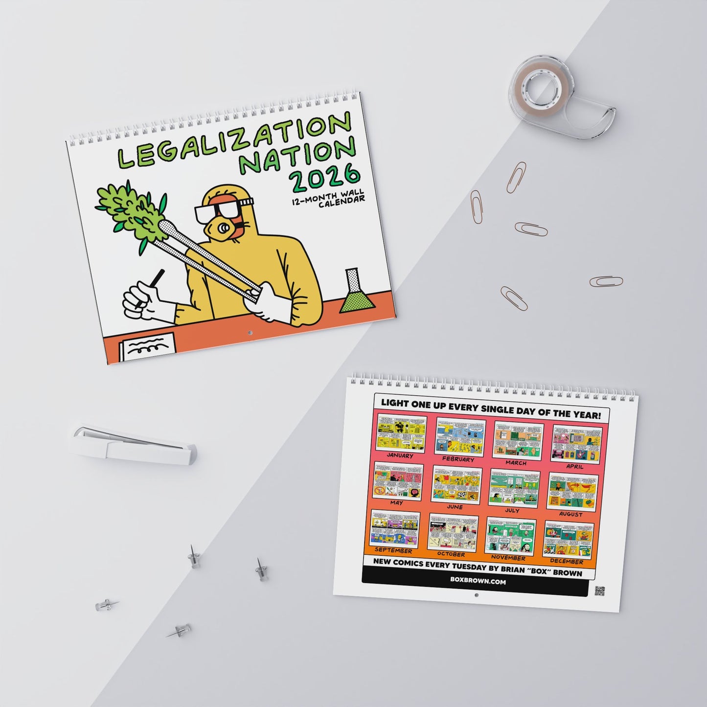 Legalization Nation 2026 Wall Calendar