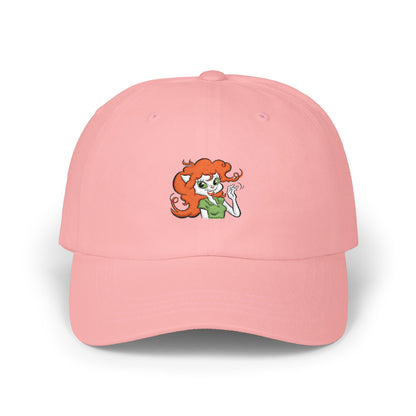 Slylock Fox:  Cassandra Cat Embroidered Dad Cap