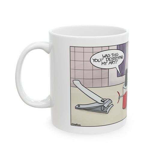 Break of Day "Nail Clippings" Ceramic Mug