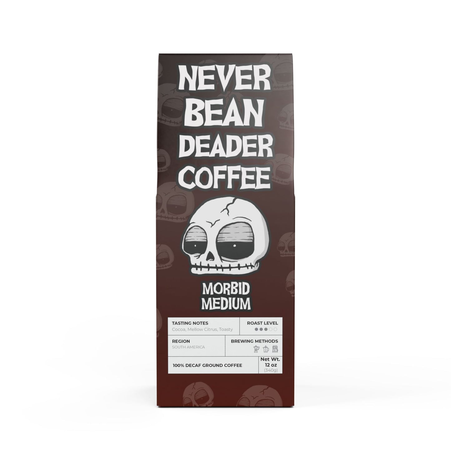 Never Bean Deader Coffee: Morbid Medium (Medium Roast)