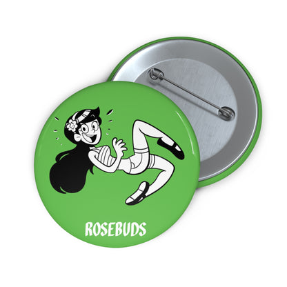 Rosebuds - Maria Green Metal Pin