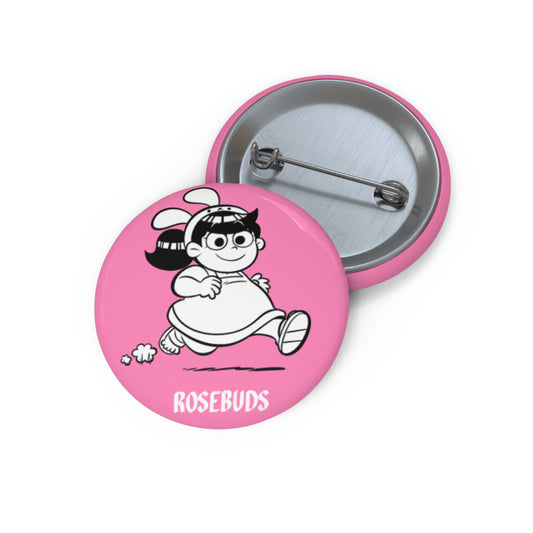 Rosebuds - Maricela Pink Metal Pin
