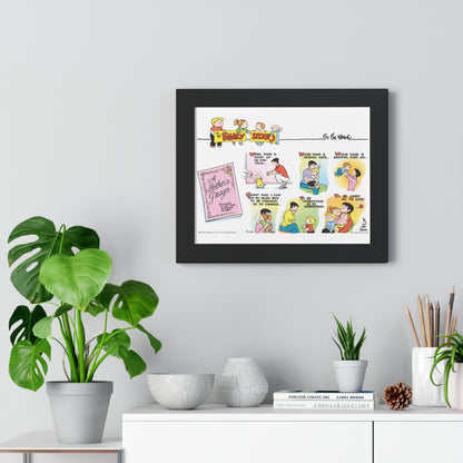 The Family Circus " A Mother's Prayer" Framed Print (May 14, 2023)