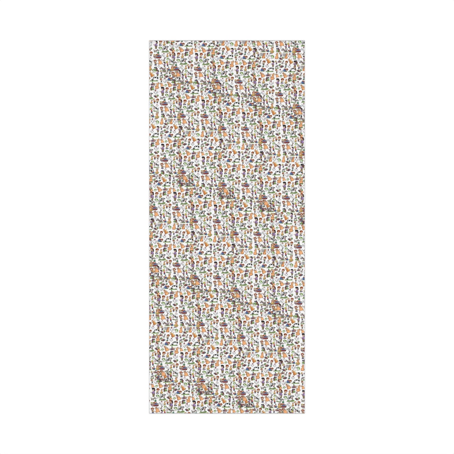 “Farm Fresh Wraps” – Amber Waves Wrapping Paper (White)