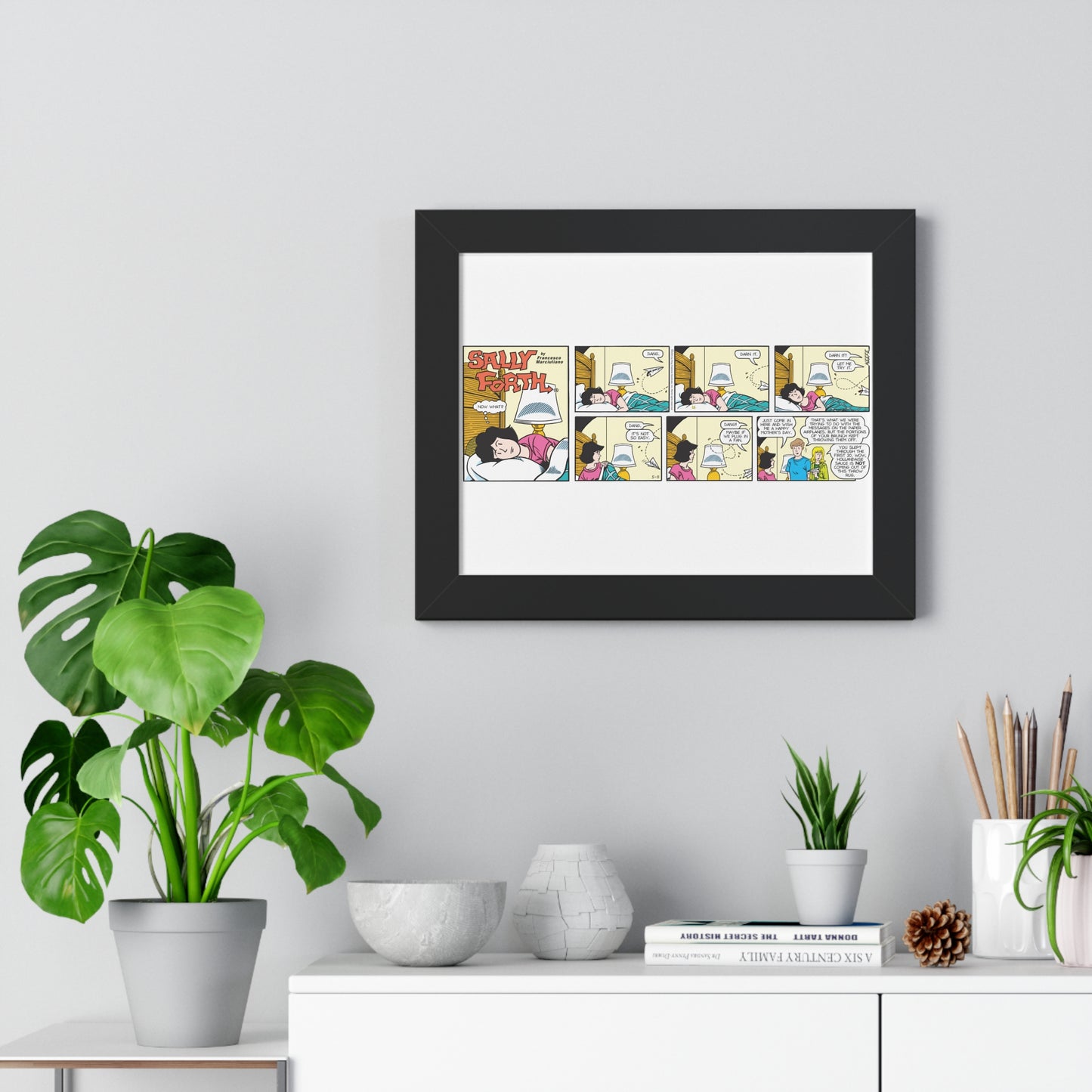 Sally Forth- Mother's Day Framed Print