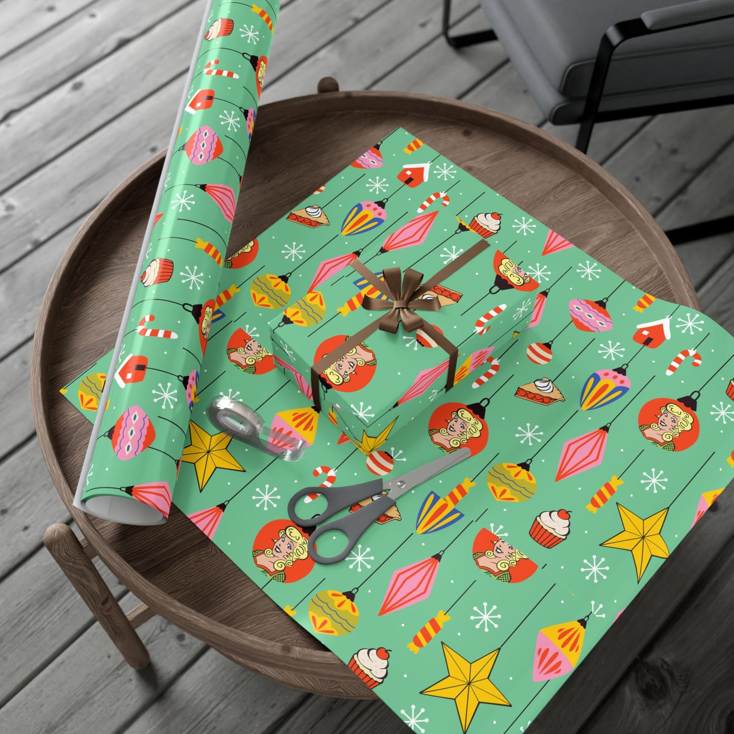 Blondie Holiday Wrapping Paper