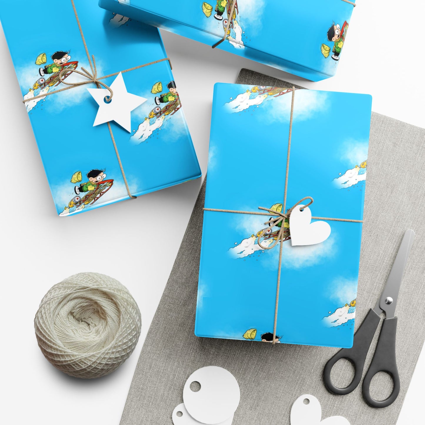 The Brilliant Mind of Edison Lee- “The Theory of Giftativity” Wrapping Paper