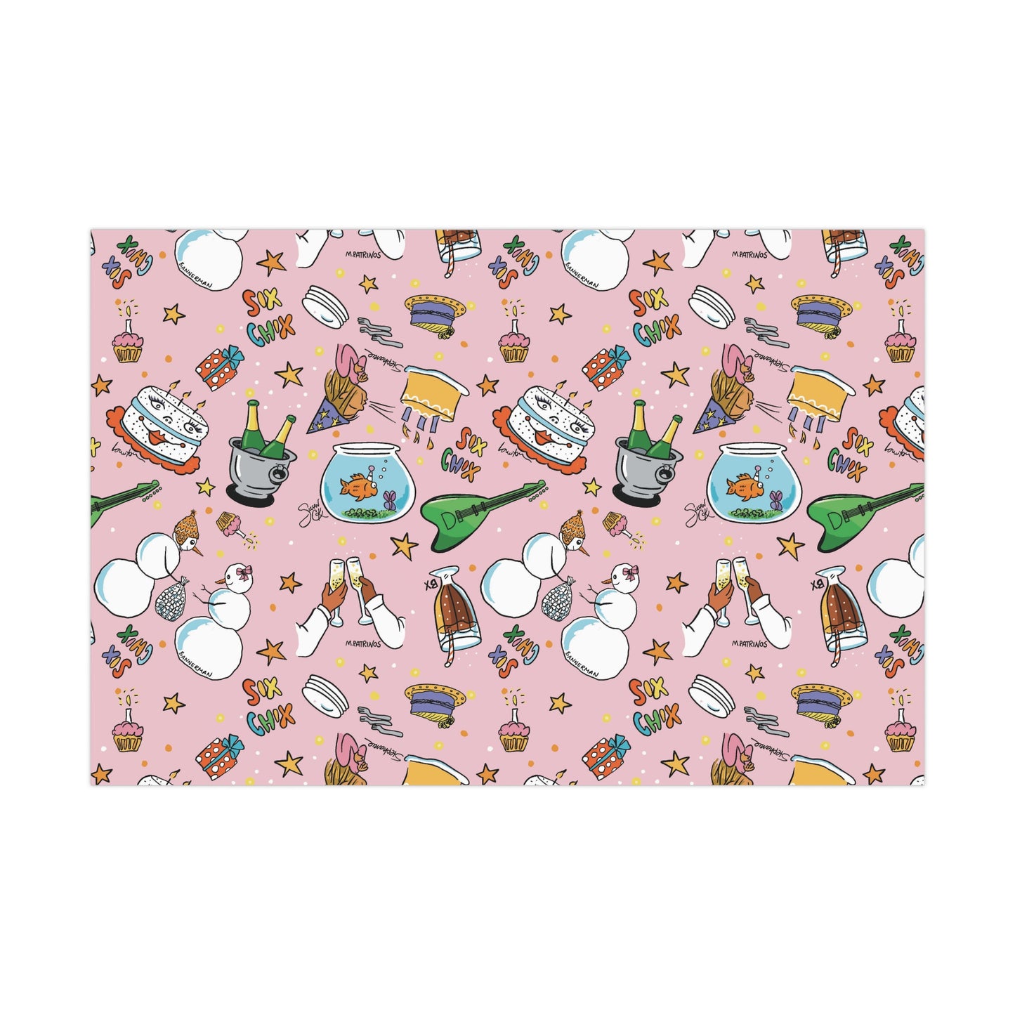 Six Chix "Happy Wrap" Gift Wrap: Add Joy and Whimsy to Your Gifting