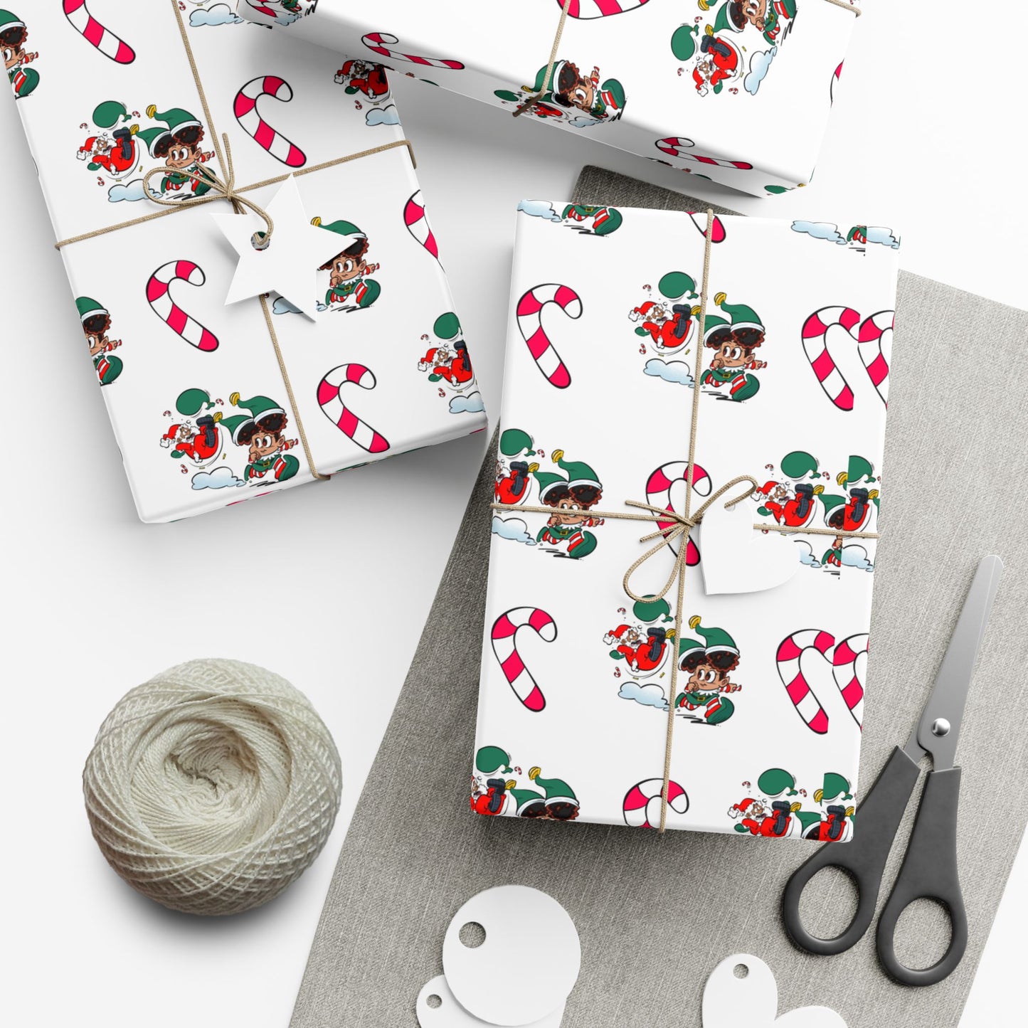 Beware of Toddler- Santa's Little Wrapper Wrapping Paper