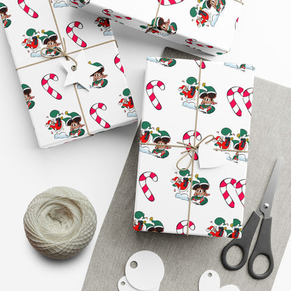 Beware of Toddler- Santa's Little Wrapper Wrapping Paper