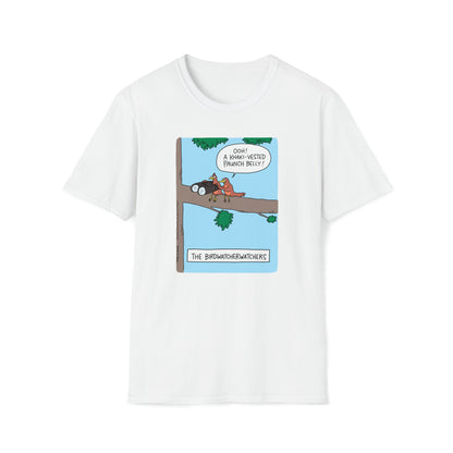 Rhymes With Orange "Birdwatcherwatchers" Unisex Softstyle T-Shirt