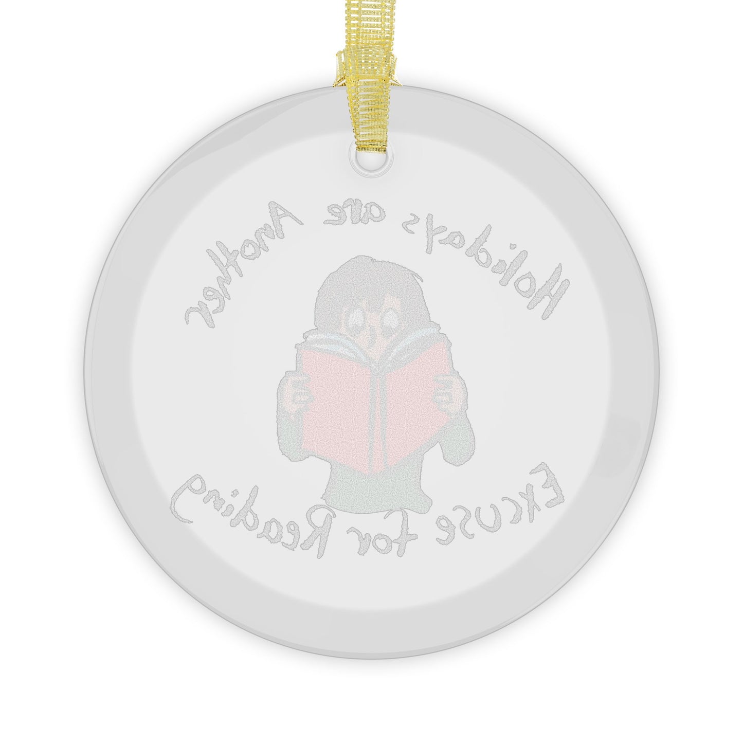 Six Chix- "Holiday Chapter" Glass Ornament by Stephanie Piro