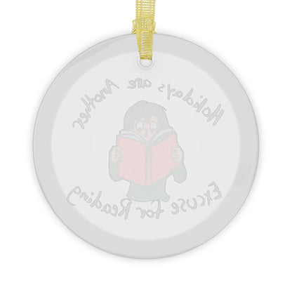 Six Chix- "Holiday Chapter" Glass Ornament by Stephanie Piro