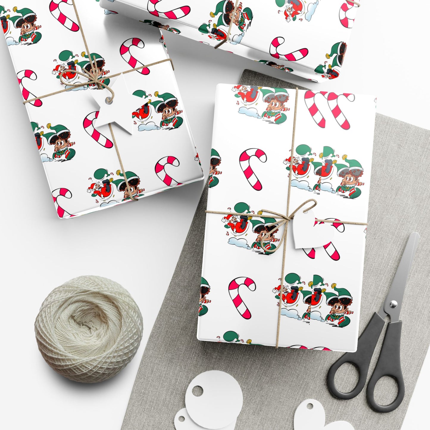 Beware of Toddler- Santa's Little Wrapper Wrapping Paper