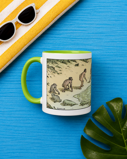 Bizarro- "Devolution" Accent Coffee Mug