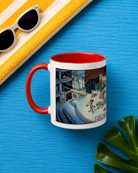 Bizarro- "Aria 51" Accent Coffee Mug