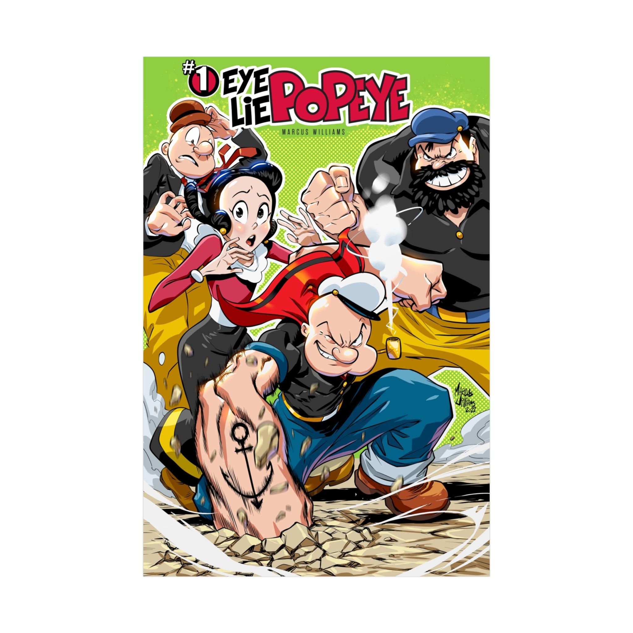 Eye Lie Popeye #1 Poster - Cover Variant 1 (24 X 36) – ComicsKingdom