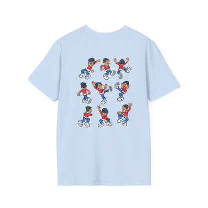 Curtis “Feel the Groove” Character Collage T-Shirt
