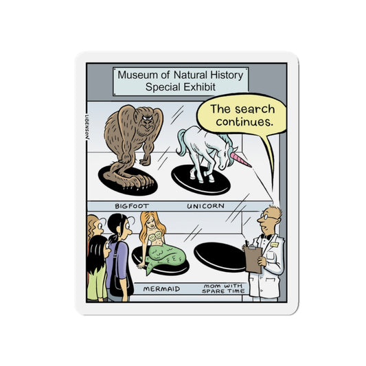 The Pajama Diaries: "The Search Continues" Die Cut Magnet