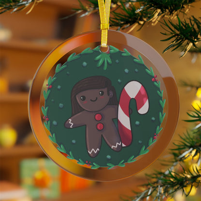 Comiclicious Ginger-Liv Glass Ornament