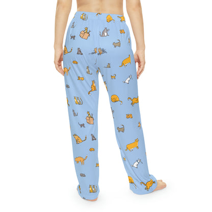 Rhymes With Orange: The Cat's Pajamas Women's Pajama Pants (AOP)