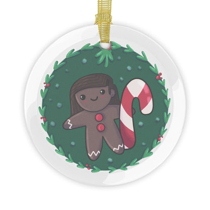 Comiclicious Ginger-Liv Glass Ornament