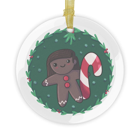 Comiclicious Ginger-Liv Glass Ornament