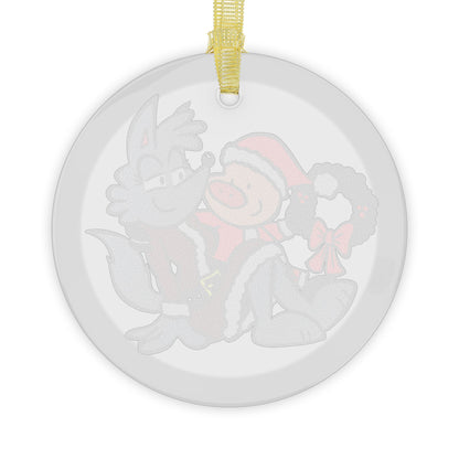 Suburban Fairy Tales Pig and Wolfette Ornament 2025: A Whimsical Holiday Decoration