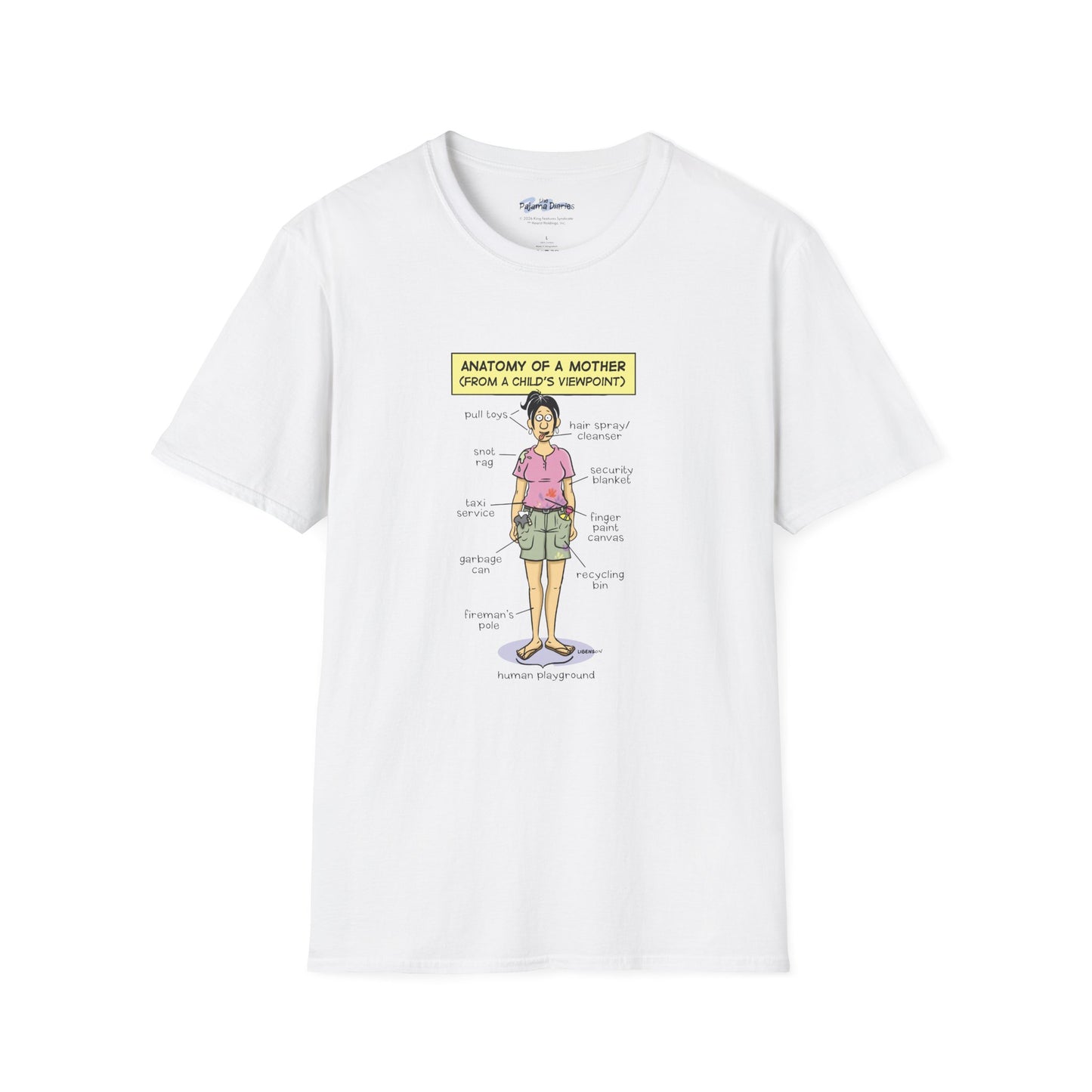 The Pajama Diaries "Anatomy of a Mom" T-Shirt