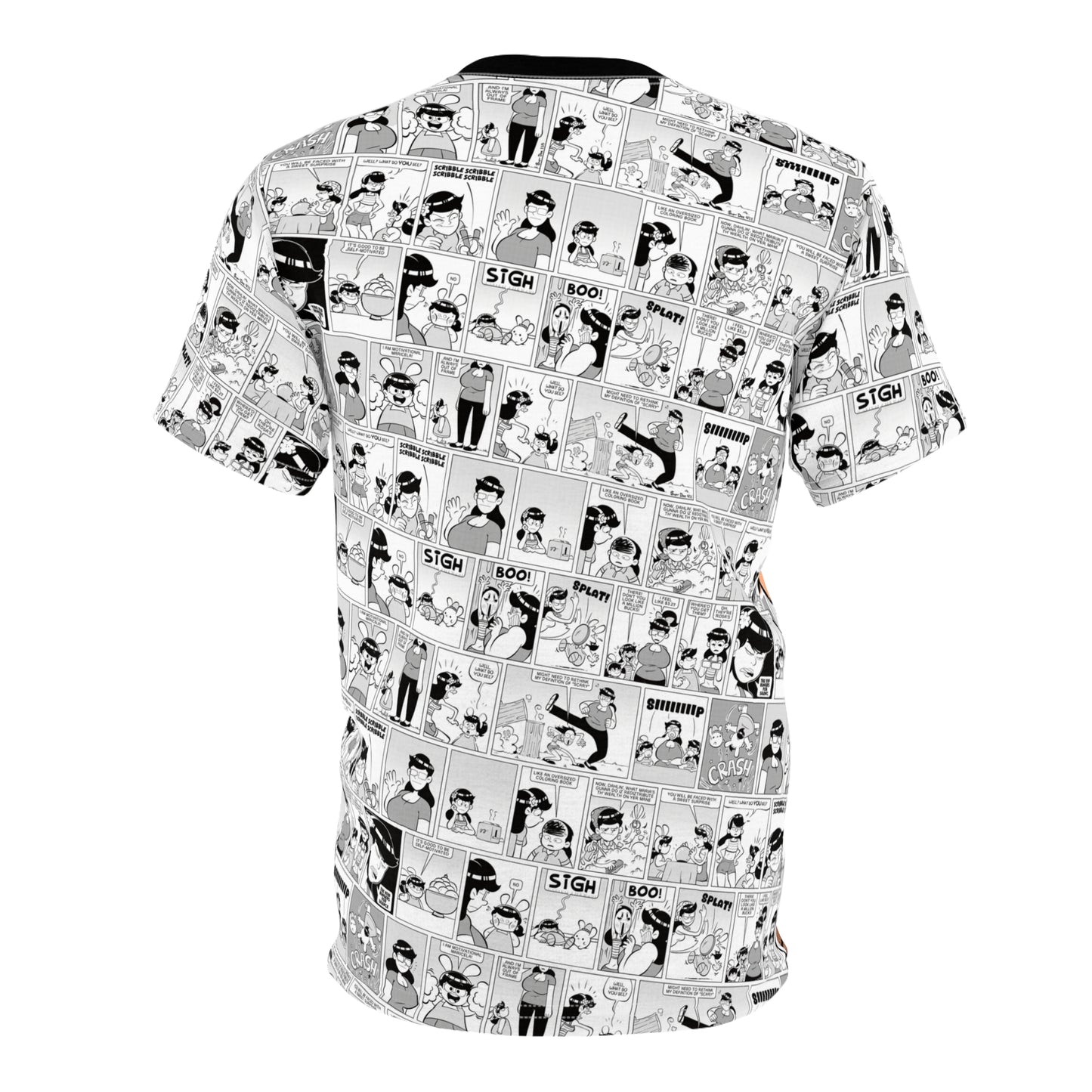 Rosebuds: Maricela All-Over Print Comic Collage Tee