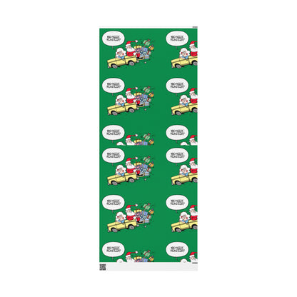 Gearhead Gertie 'Who Needs Reindeer?' Gift Wrap