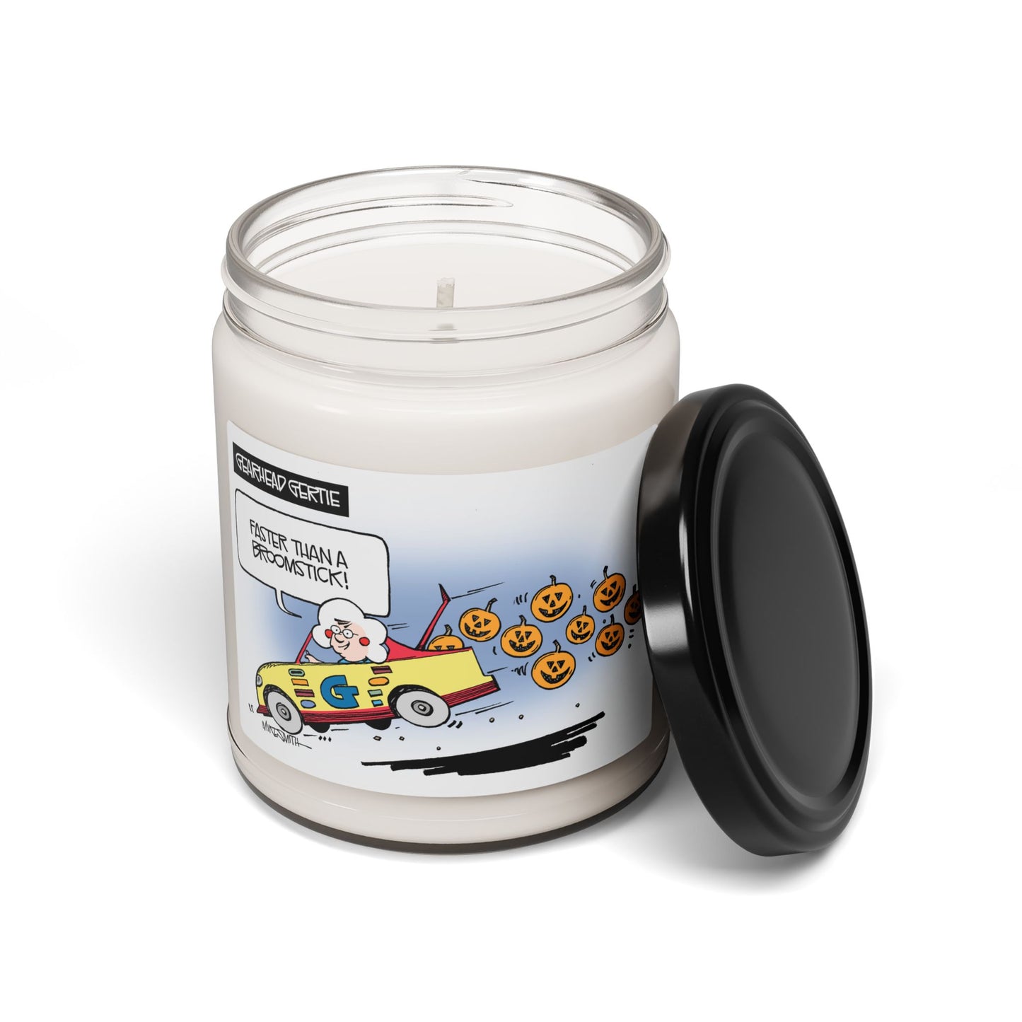 Gearhead Gertie- Faster than a broomstick Soy Candle