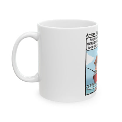 Amber Waves "Go Fishing" Ceramic Mug - Perfect Gift for Dads & Fishing Lovers