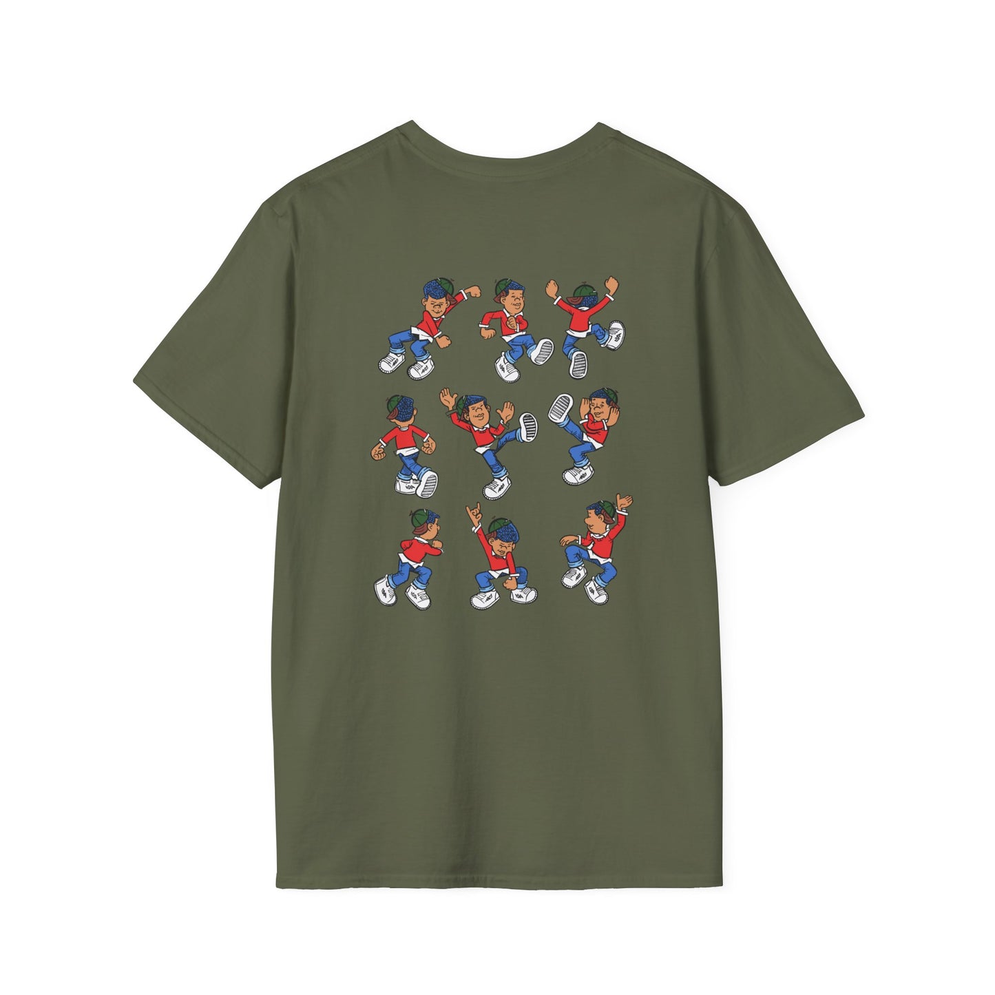 Curtis “Feel the Groove” Character Collage T-Shirt