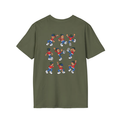Curtis “Feel the Groove” Character Collage T-Shirt