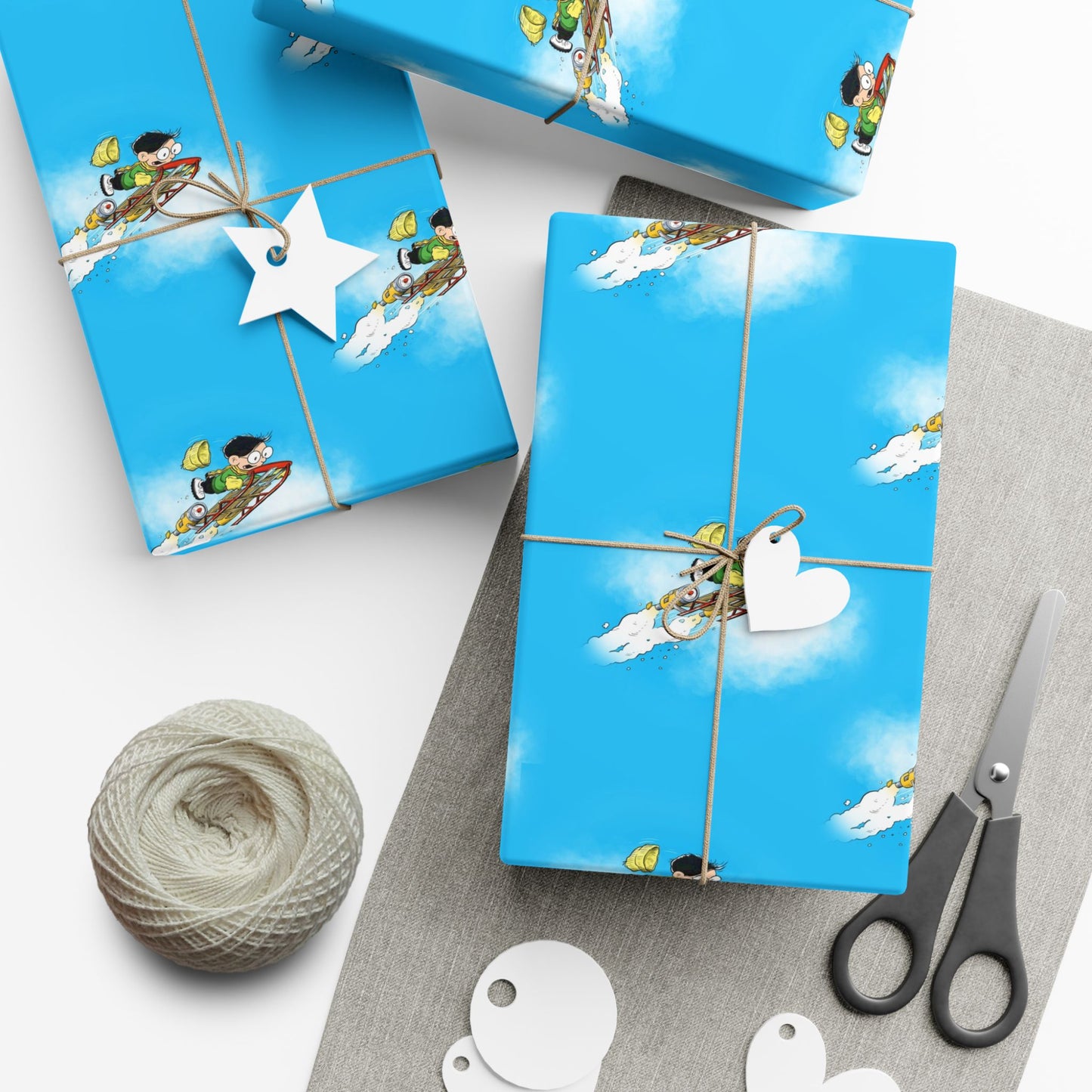 The Brilliant Mind of Edison Lee- “The Theory of Giftativity” Wrapping Paper