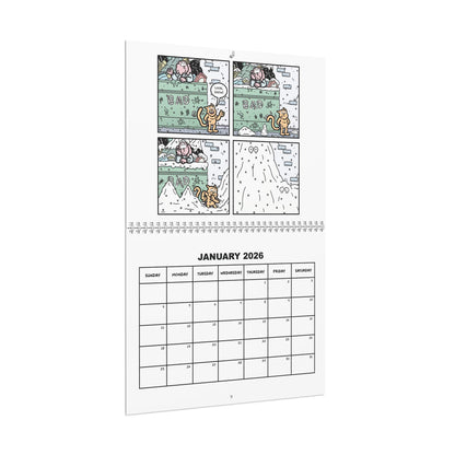 Nibbles & Scratch 2026 Wall Calendar