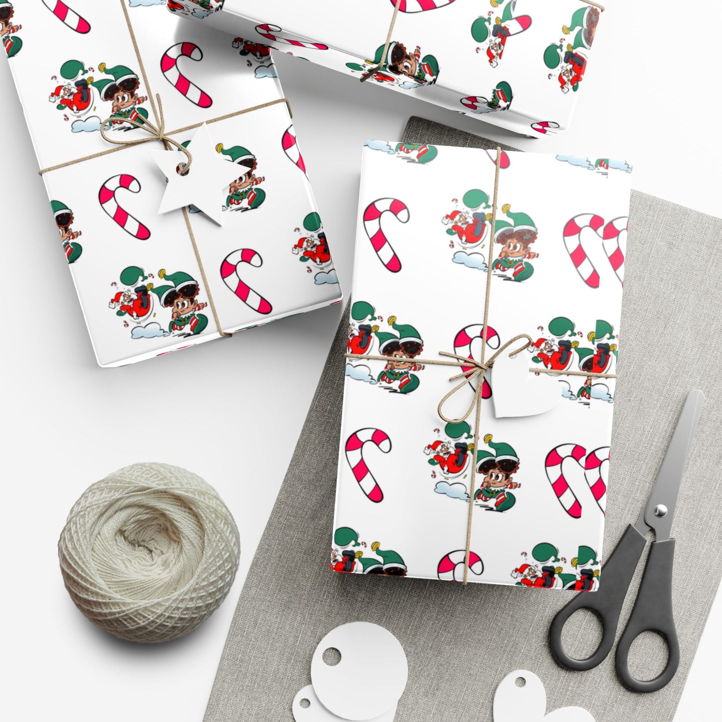 Beware of Toddler- Santa's Little Wrapper Wrapping Paper