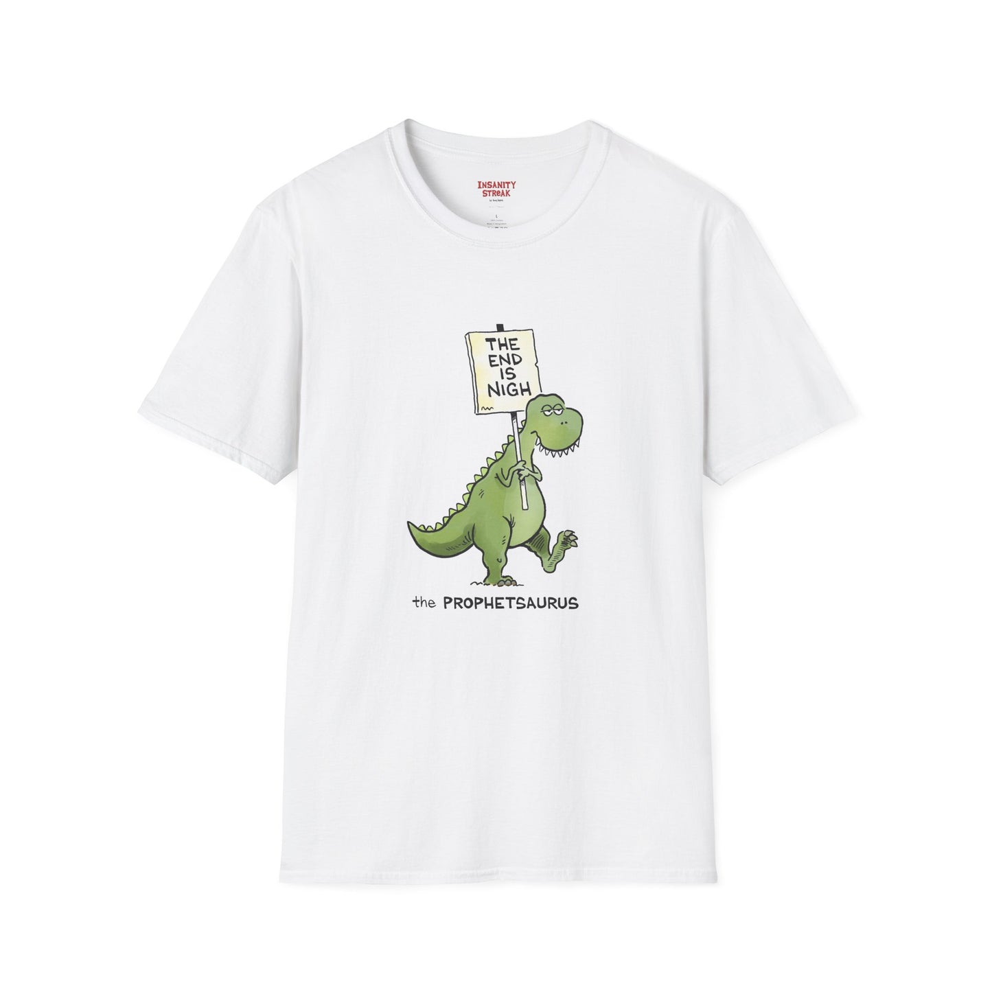 Insanity Streak “The Prophetsaurus” Comic T-Shirt