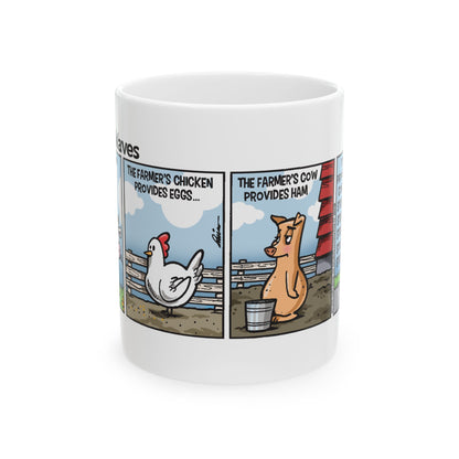 Amber Waves "The Farmer's Son" Ceramic Mug - 11oz & 15oz - Gift for Farmers & Dads