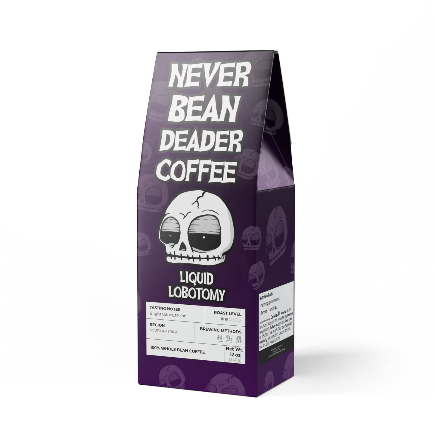 Never Bean Deader Coffee: Liquid Lobotomy (Single Origin)