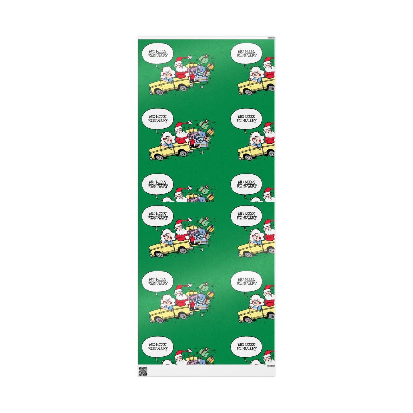 Gearhead Gertie 'Who Needs Reindeer?' Gift Wrap