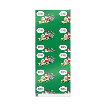 Gearhead Gertie 'Who Needs Reindeer?' Gift Wrap