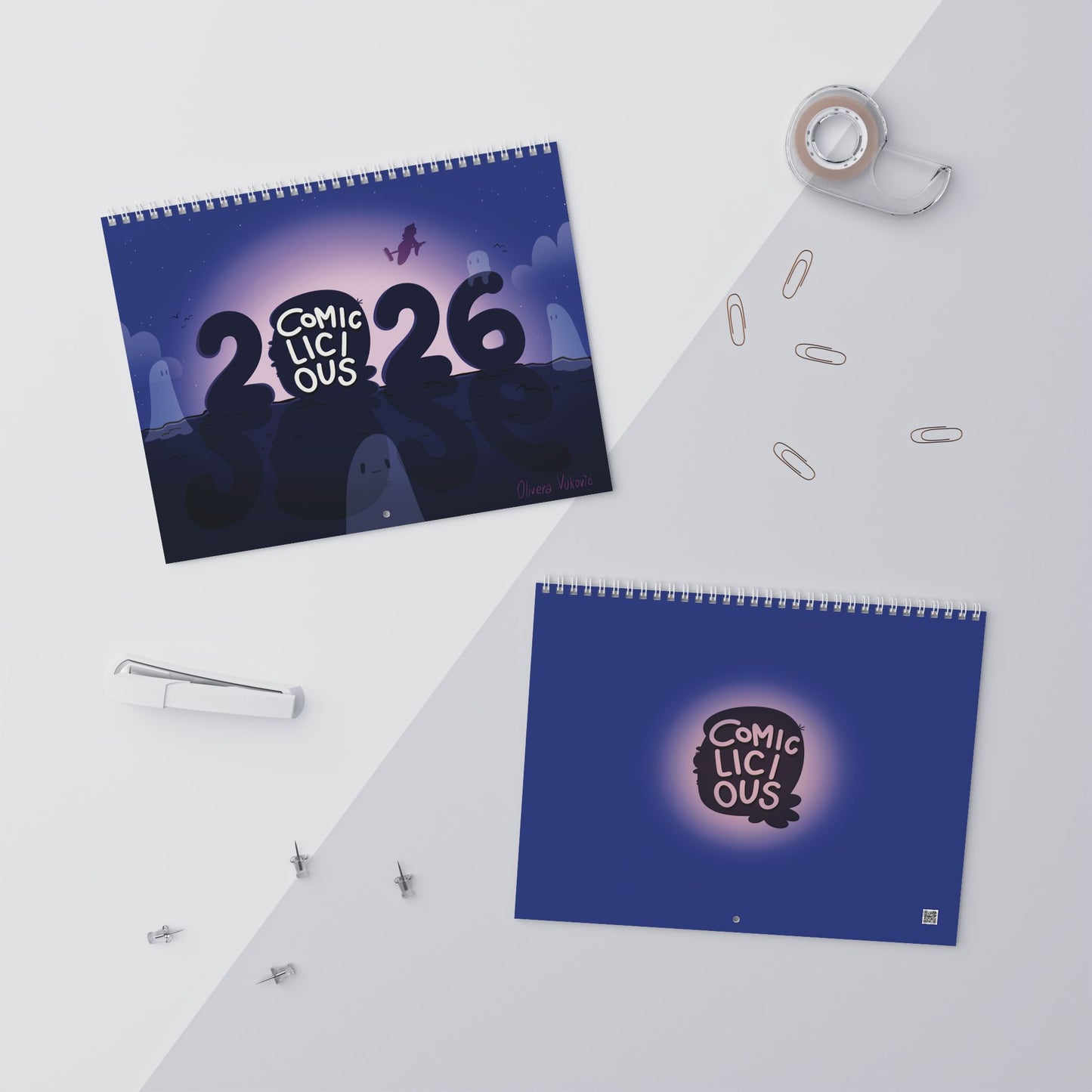Comiclicious 2026 Wall Calendar