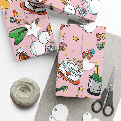 Six Chix "Happy Wrap" Gift Wrap: Add Joy and Whimsy to Your Gifting