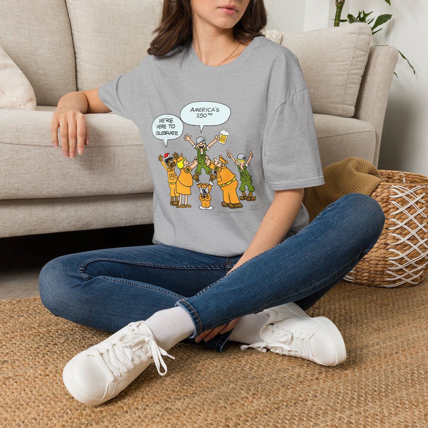 Beetle Bailey America’s 250th Celebration T-Shirt