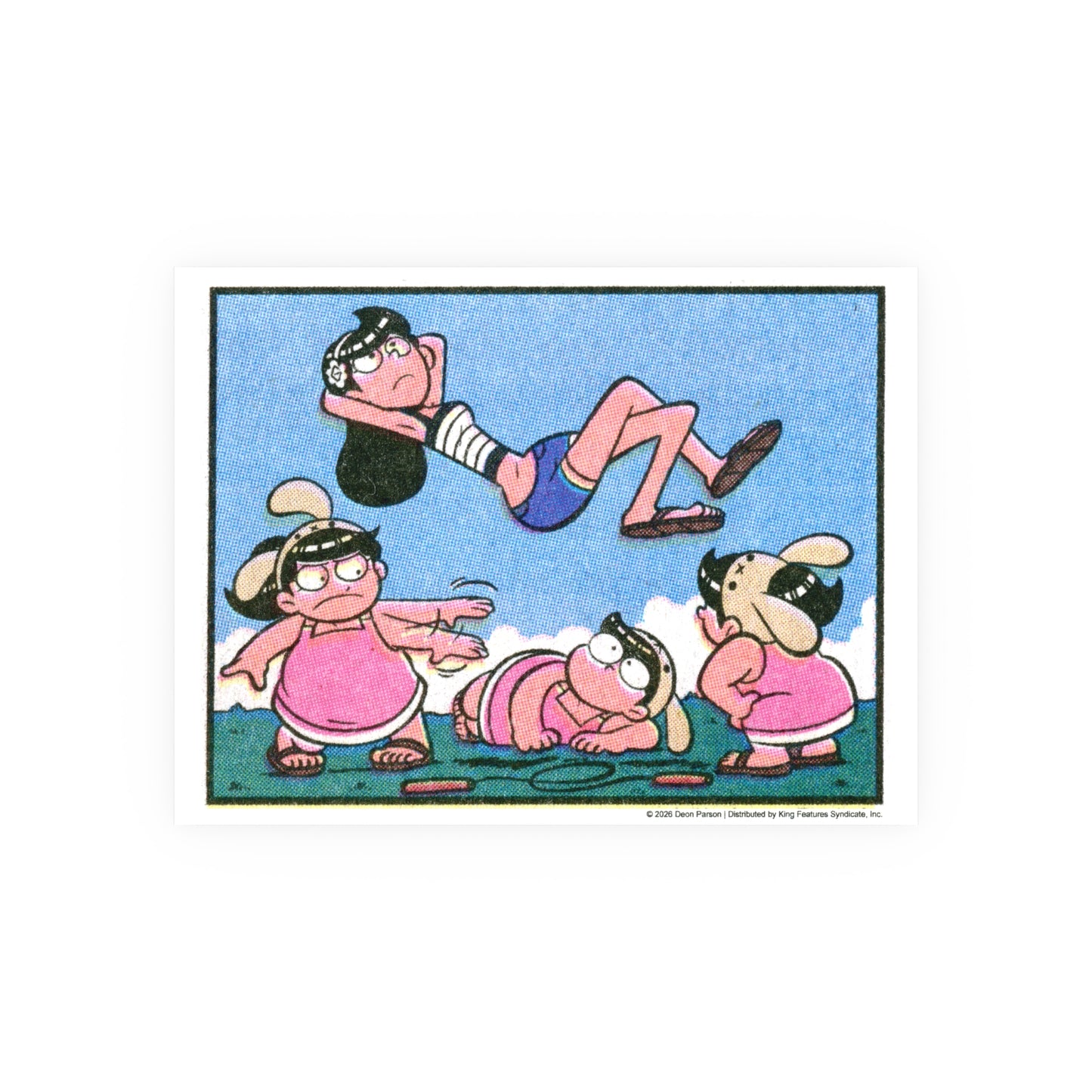 Rosebuds “Floating Maria” Newspaper Print Poster