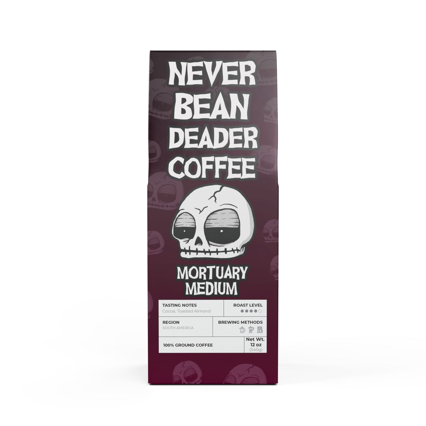 Never Bean Deader Coffee: Mortuary Medium