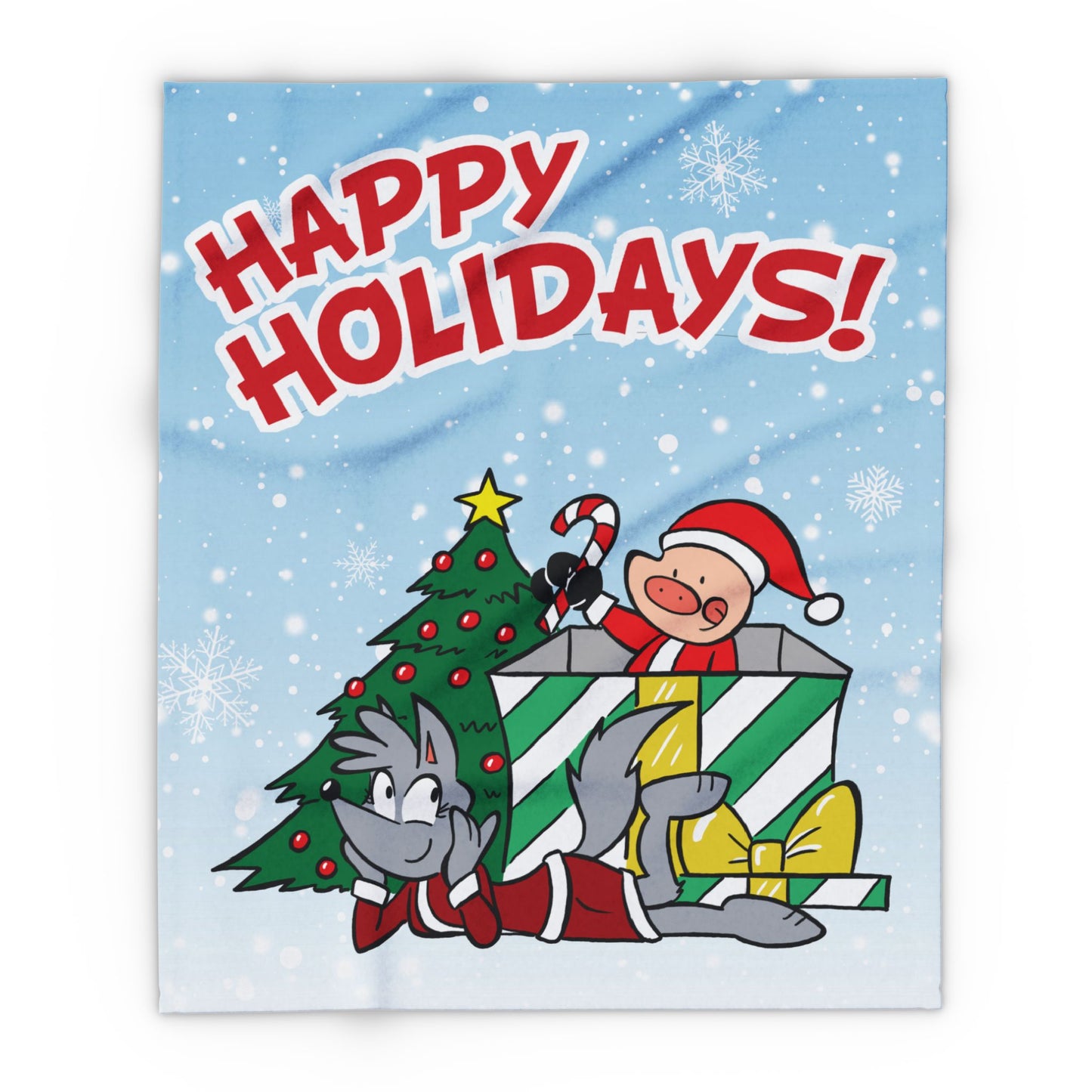 Suburban Fairytales "Snow Much Love" Arctic Fleece Blanket